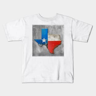 Texas State Map Kids T-Shirt